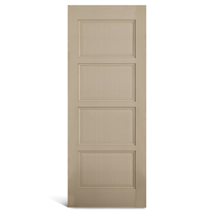 Porta com painel de PVC de 4 painéis
