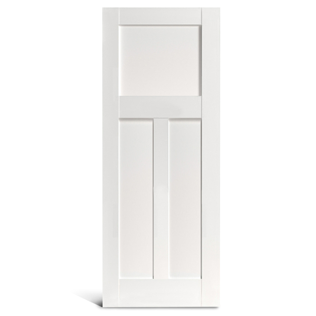 3 Quadrados de Painel Plano com Porta Vertical de PVC Shaker