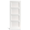 4 portas Shaker pré-pintadas de painel plano