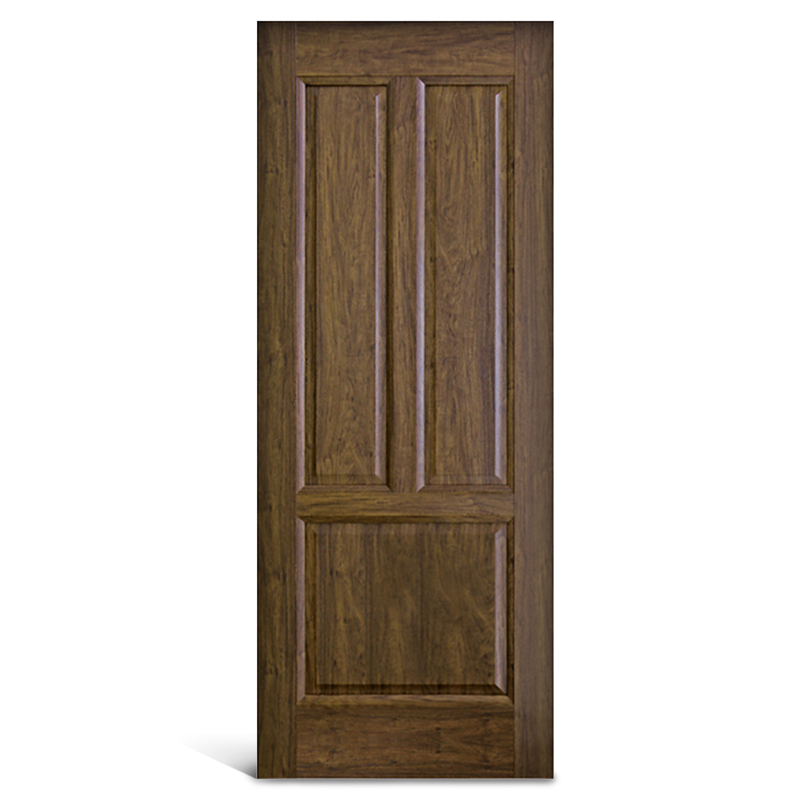 Porta de painel de PVC de 3 painéis