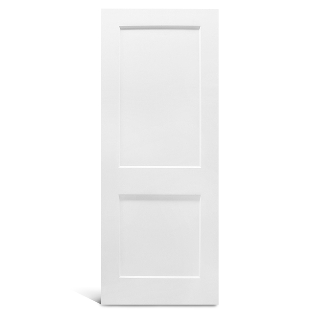 2 painéis shaker liso escorvado Porta moldada