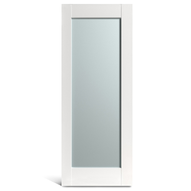 1 porta francesa de vidro PVC Lite