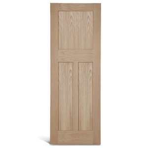 3 tela plana vertical com porta Shaker quadrada de carvalho