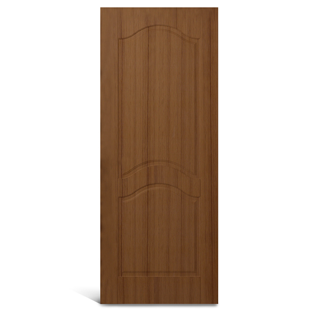 Porta moldada em pvc de teca de 2 painéis