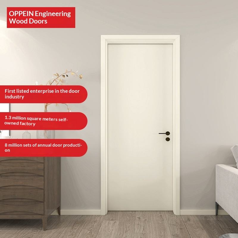 Oupai PVC Porta MDF de madeira CE Saso GOST-R Certificado