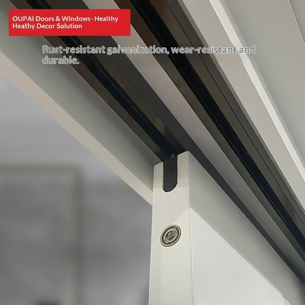 Oupai PVC Porta MDF de madeira CE Saso GOST-R Certificado