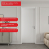 Oupai PVC Porta MDF de madeira CE Saso GOST-R Certificado